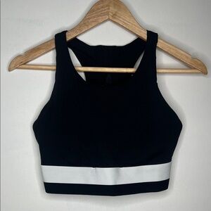 Fabletics Black and White Sports Bra